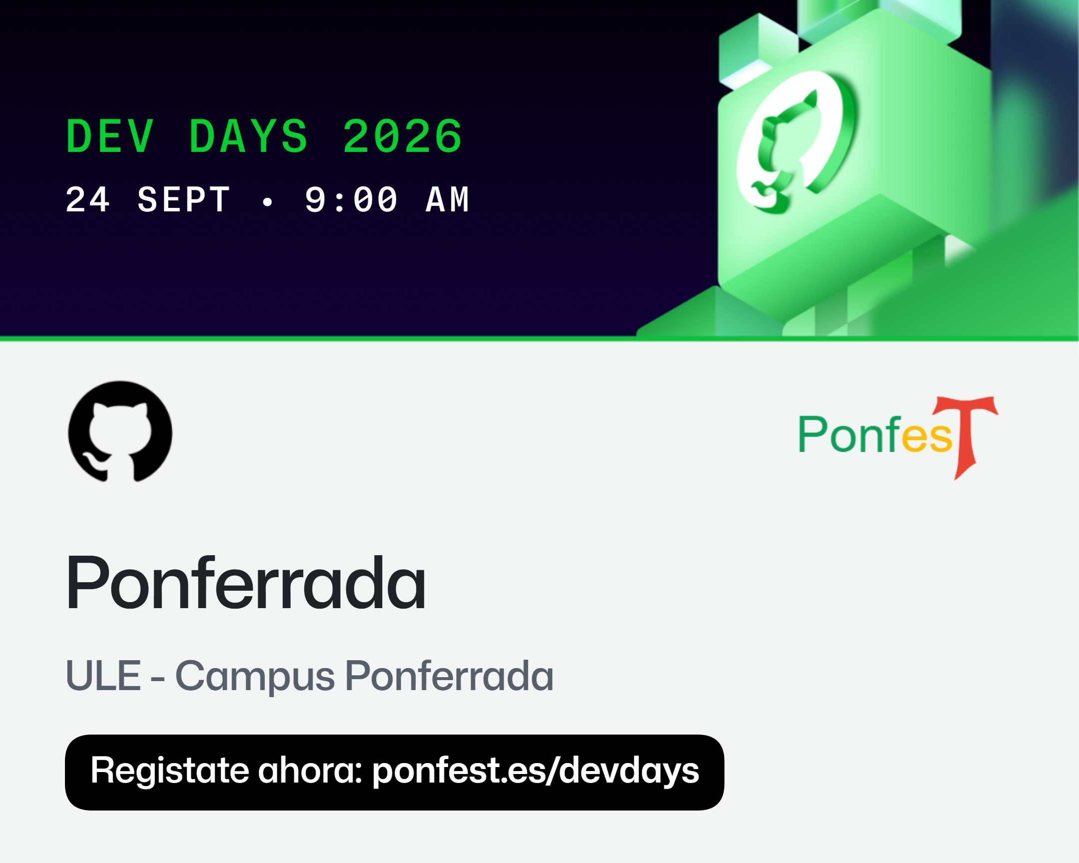 Dev Days header github copilot dev days ponferrada